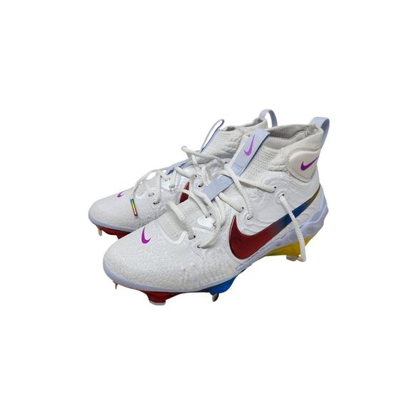 NEW no Tags Nike 7 Alpha Huarache NXT ‘Rainbow’ Baseball Cleats Sneaker Sport